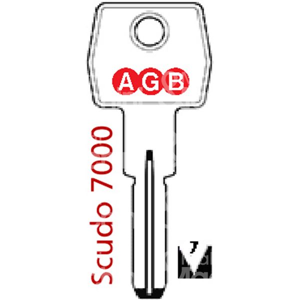 Chiavi scudo 7000