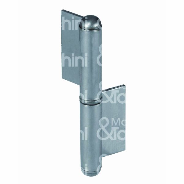 Agb e002031001 fisce saldare a tappo art. 203 mano dx sezione 2 ali acciaio lucido l mm 100 - Ø mm 16