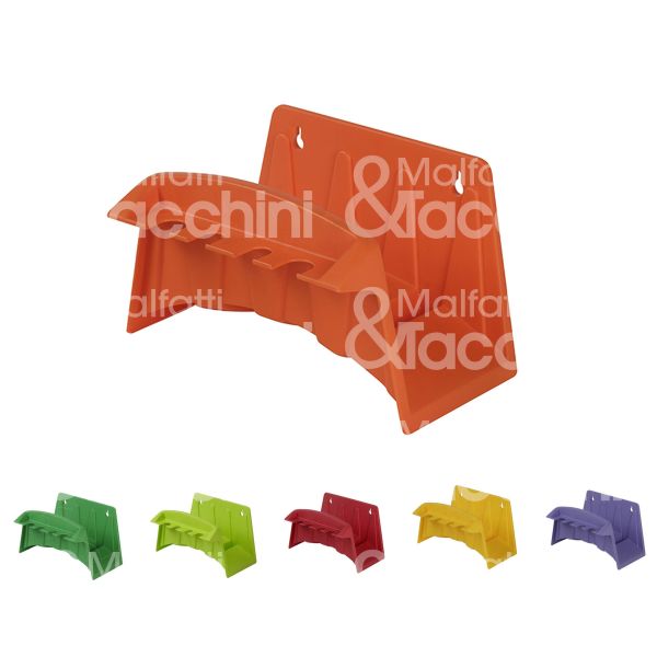 Agrati 110it portatubo murale art. 110 polipropilene finitura arancione