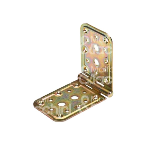 Aldeghi 741at200 cerniera a libro perno fisso art. 741 acciaio tropicalizzato l mm 98 - h mm 98