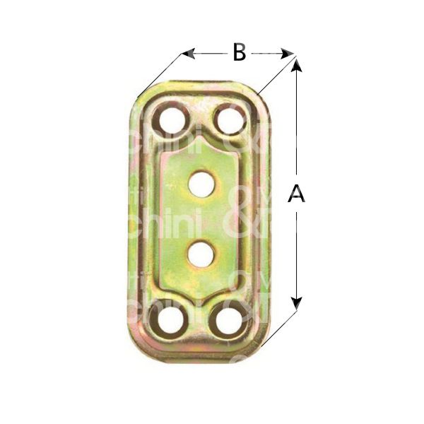 Aldeghi 748at06 lastrina giunzione 6 fori art. 748at06 acciaio tropicalizzato sezione rettangolare Ø fori mm 5,5 l mm 60 h mm 30 spessore mm 2,2