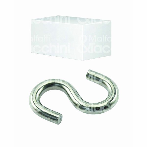 Astral 755151 gancio a esse n.17 ferro confezione kg 5 filo mm 3 - l mm 35 -