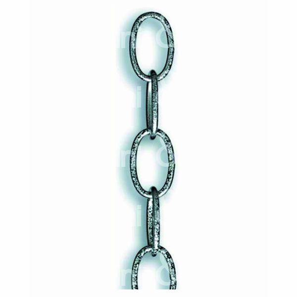 Astral 755215 catena decorativa in bobina ovale mt 10 ferro finitura ottonato Ø mm 2