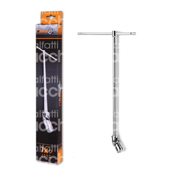 Beta 009520079 serie chiave a t snodata art. 952/s7 misura mm 8-19 impronta esagonale set pz 7