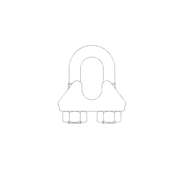 Beta 085160010 morsetto per fune art. 085160010 materiale ghisa pollici 3\8 - Ø mm 10