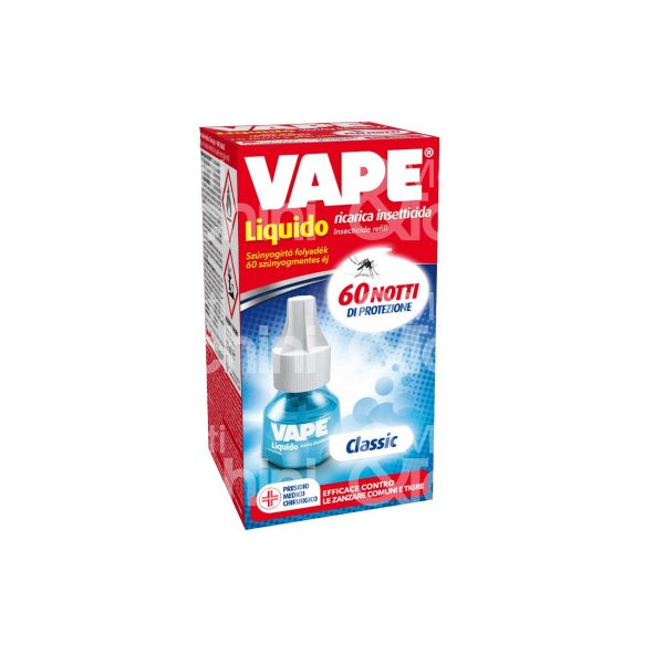 Vape 2039800 ricarica vape elettroemanatore inodore art. ga2074600 erogazione liquido utilizzo zanzare contenuto ml 30