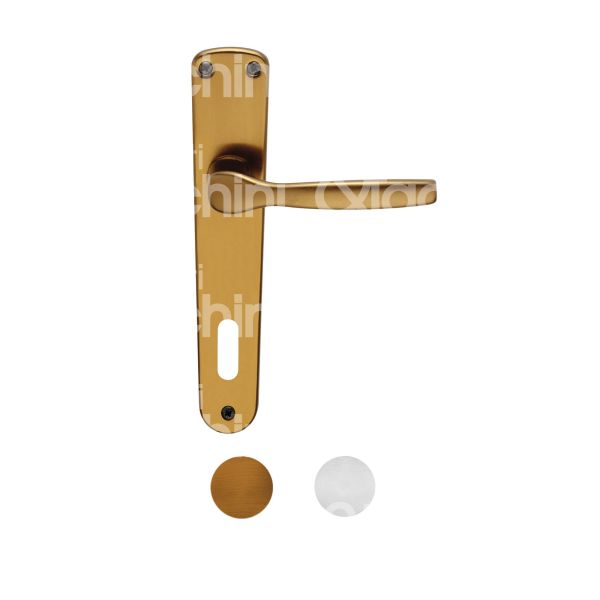 Brialma 507000673 maniglia con placca ginevra alluminio argento foro patent quadro mm 8 interasse mm 90