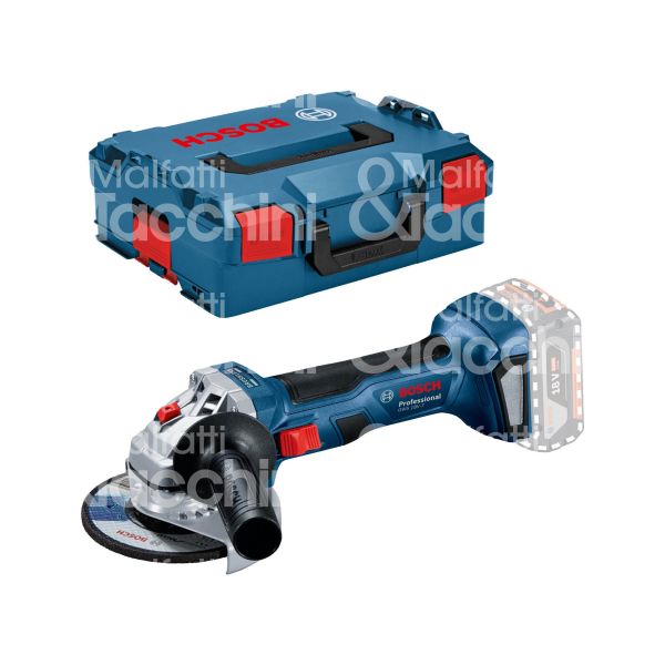 Bosch 06019h9002 smerigliatrice angolare gws 18v-7 linea professional potenza 700 w Ø disco mm 125 peso senza batteria kg 1,6 peso con batteria kg 2,2