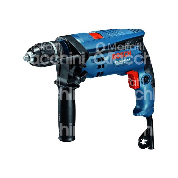 Bosch 601228200 trapano a filo con percussione gsb 1600 re linea professional potenza 750 w mandrino autoserrante serraggio mm 1,5-13 peso kg 2,2