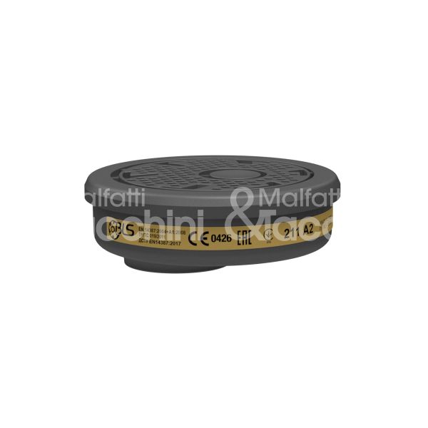 Bls 8011109 filtro di ricambio bls 211 livello di protezione a2 gas e vapori organici