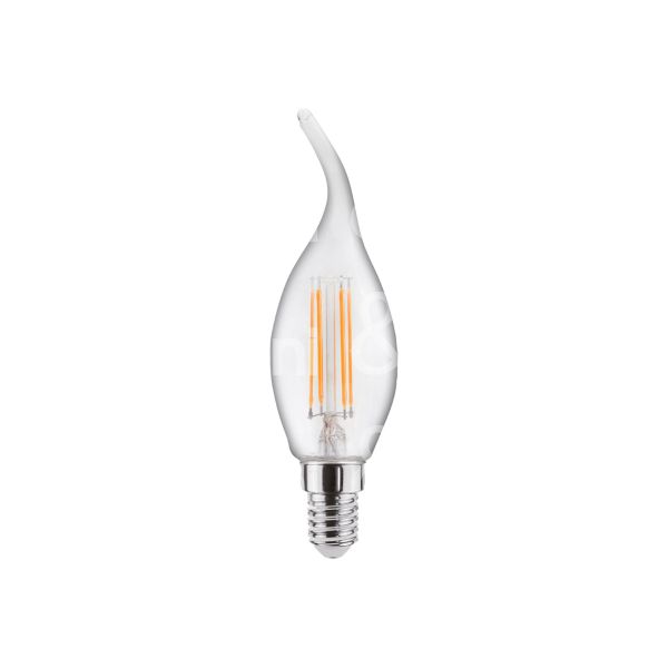 Bot lighting wld2004f2 lampadina fiamma led finitura vetro chiaro - attacco e14 - watt 4,5 w resa 40 w lumen 470 lm kelvin 2700 k