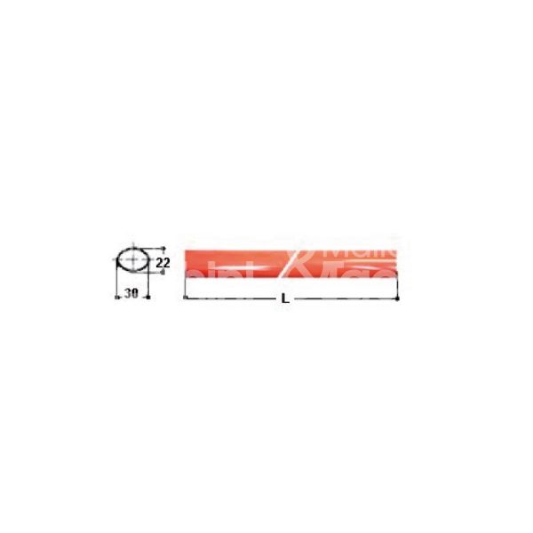 Cisa 07007150 barra orizzontale mm 1500 rosso