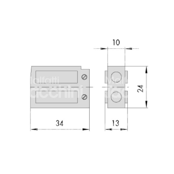 Cisa 07086000 bobina 12 volt ambidestra