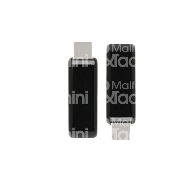 Corni 0342900 coppia scrocchi alto/basso per maniglioni antipanico nero