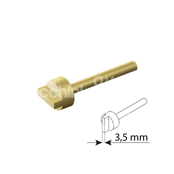 Disec a2662o centratore ottone lucido