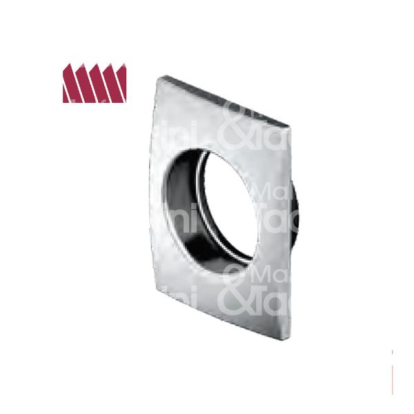 Disec kt3481ol mostrina quadry foro protettore ottone lucido mm 64 x 84 Ø 54,5