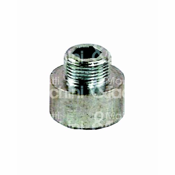 Descom 46z3812 prolunga ridotta art. 246 acciaio zincato maschio 3/8 pollici femmina 1/2 pollici