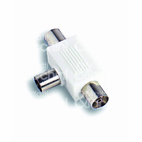 Fme fanton 37060 adattatore tv triplo art. 37060 spina spina + 2 prese sezione t bianco