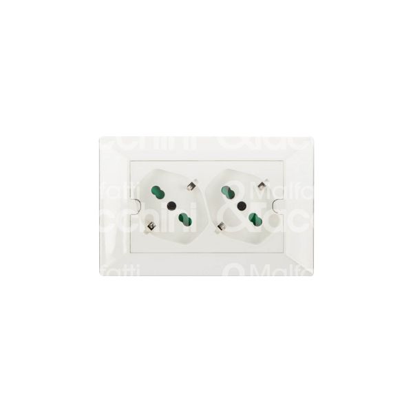 Fme fanton 42100 presa civile da incasso opera plus art. 42100 bianco 2 p + t 16 a - 220v -