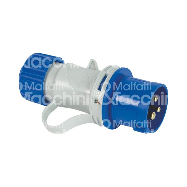 Fme fanton 70100 spina industriale art. 70100 blu 2p + t 16 a - 220v - ip 44