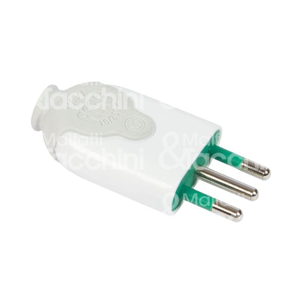 Fme fanton 80010 spina civile art. 80010 bianco 2p + t 10 a - 220v -