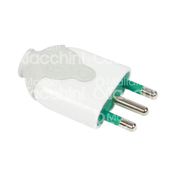 Fme fanton 80010 spina civile art. 80010 bianco 2p + t 10 a - 220v -