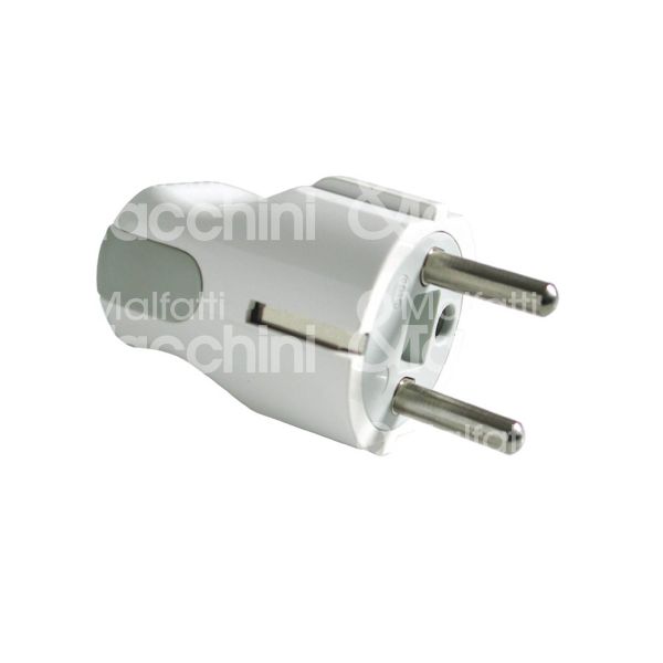 Fme fanton 80070 spina civile schuko art. 80070 bianco 2 p + t 16 a - 220v -