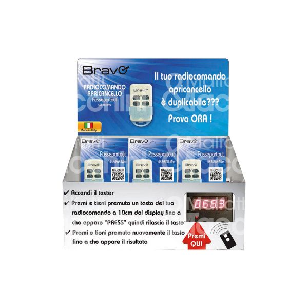 Art. 00095732 espositore 22 pz radiocomando passepartout
