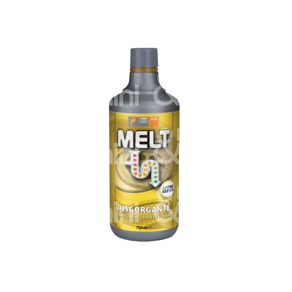 Faren melt750 disgorgante liquido melt utilizzo per uso professionale contenuto ml 750