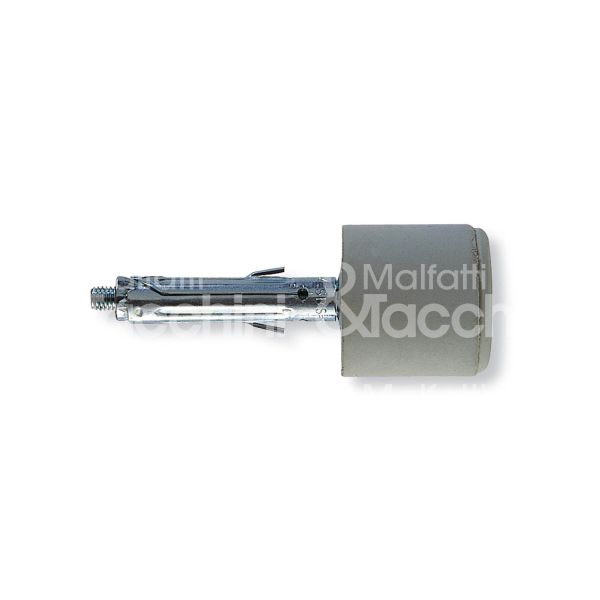 Fischer 500422 paracolpo per porta sbs 9/12 tassello metallo paracolpo in gomma bianco