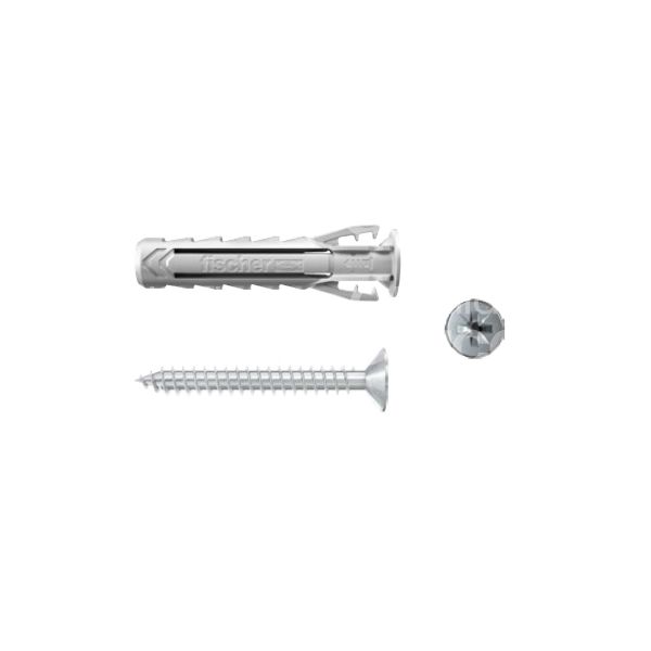 Fischer 567620 tassello nylon sx plus s Ø foro mm 5 l mm 25