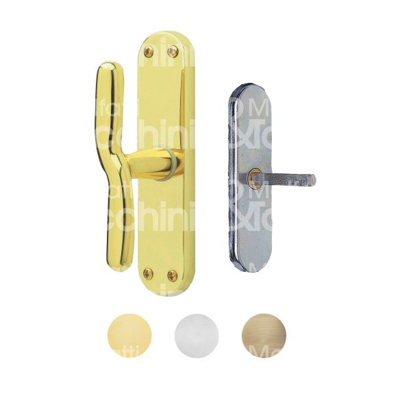 Ghidini 55040500001 martellina airone ottone lucido verniciato movimento quadro 7 l mm 35 h mm 152