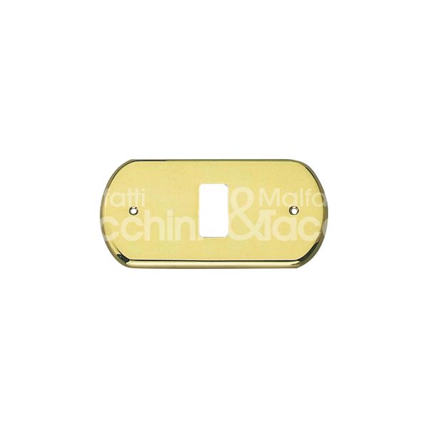 Ghidini 55448900109 coprinterruttore art. gioia posti 1 ottone oro 24 k