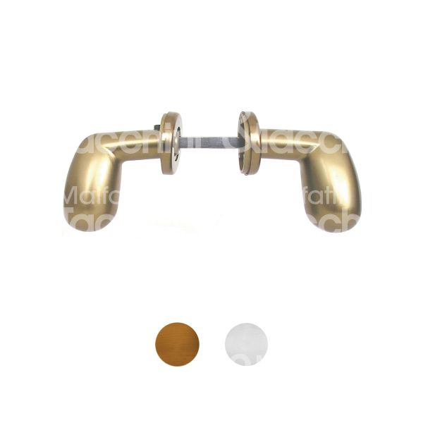 Ghidini 701287004 pomolo accoppiato pigna alluminio bronzato quadro mm 8x70 Ø rosetta mm 50