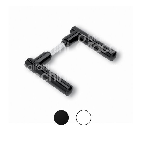 Ghidini 88940208005 coppia maniglia bilancino minny nylon nero quadro mm 8