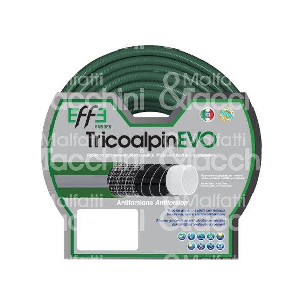 Gruppo gieffe 220170n tubo irrigazione tricoalpin evo art. 220170n verde Ø 5/8 pollici mt 15