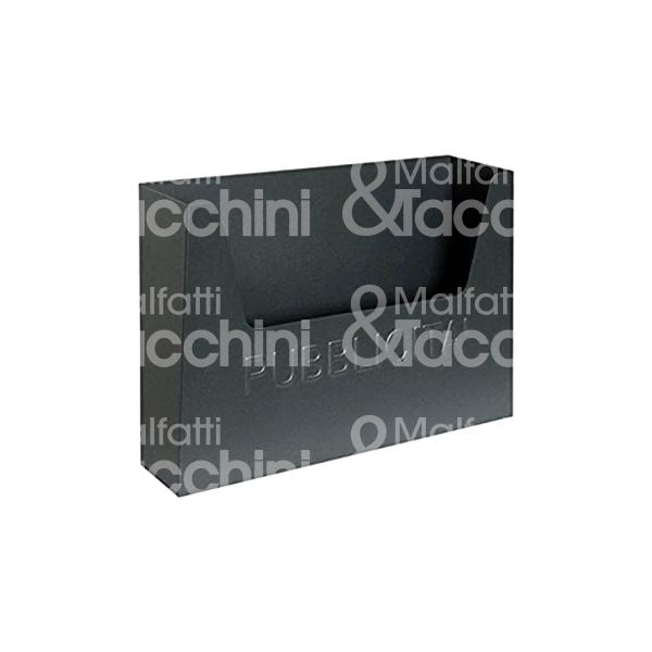 Gruppo gieffe 810340n cassetta portapubblicita' city utilizzo esterno acciaio colore nero tetto senza l mm 355 - h mm 260 - p mm 100