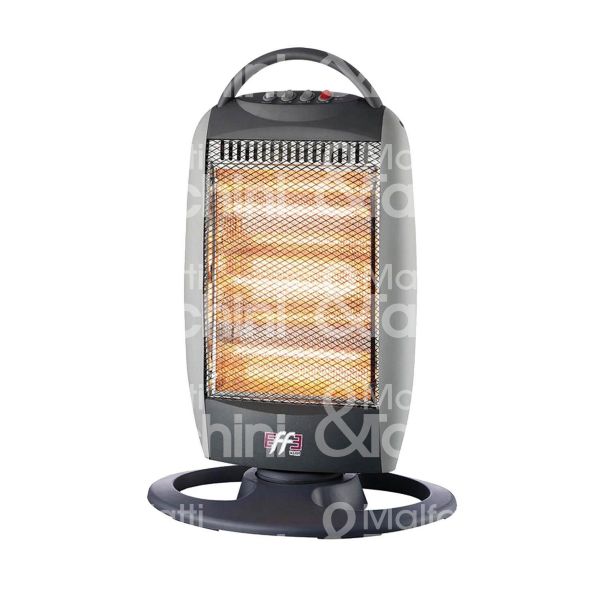 Gruppo gieffe 910110n stufa alogena da tavolo 1250 w livelli 3 w 400-w 800-w 1250 misura lxpxh cm 33,5x14,5x53,5 alimentazione 220 v-240 v - 50hz telecomando senza