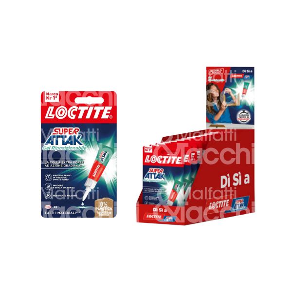 Henkel 2972228 adesivo cianoacrilico (istantaneo) super attak contenuto gr 3