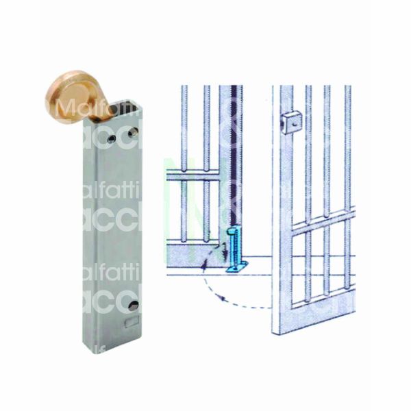 Ibfm 918 catenaccio a saldare automatico art. 918 acciaio inox senza portalucchetto l mm 145 x h mm 30 sezione asta piatta misura mm 22 x 13