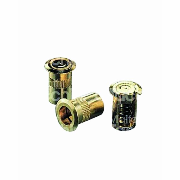 Ibfm 475012 pozzetto per catenaccio con molla art. 47512 ottone lucido Ø interno mm 12 Ø esterno mm 22 x 16