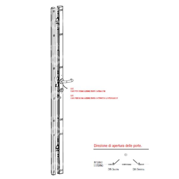 Iseo 97cpa354 kit poste/banche e 35 sx