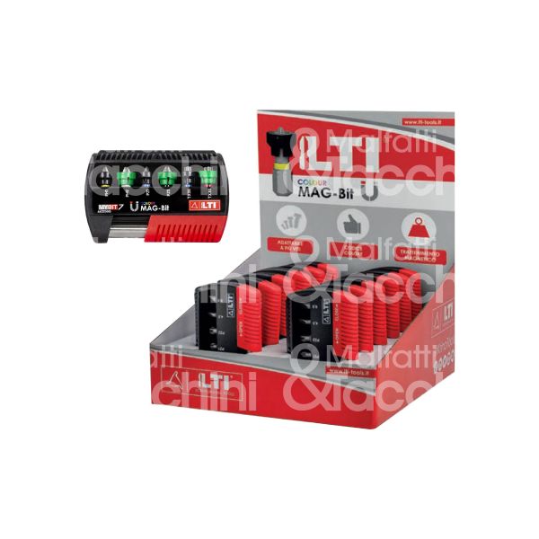 Krino 66002449 espositore 12 pz inserti per avvitatore assortiti art. 66002449 set pz 7