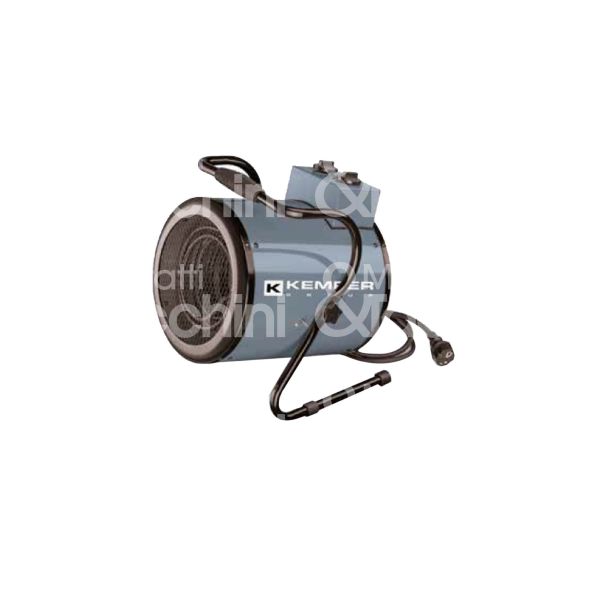 Kemper 65310e termoventilatore 65310e 1500 w - 3000 w livelli 3 misura lxpxh cm 3,75x3,75x3,35 telecomando senza