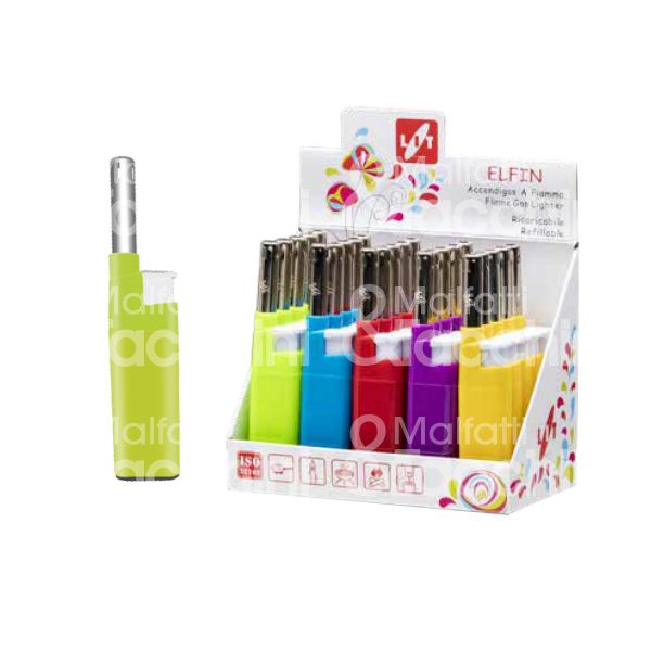Lit gas f021 accendigas elfin confezione 25 pz cucina assortito