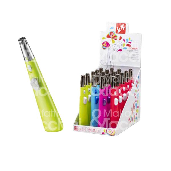 Lit gas f031 accendigas f031 tower confezione 20 pz cucina assortito