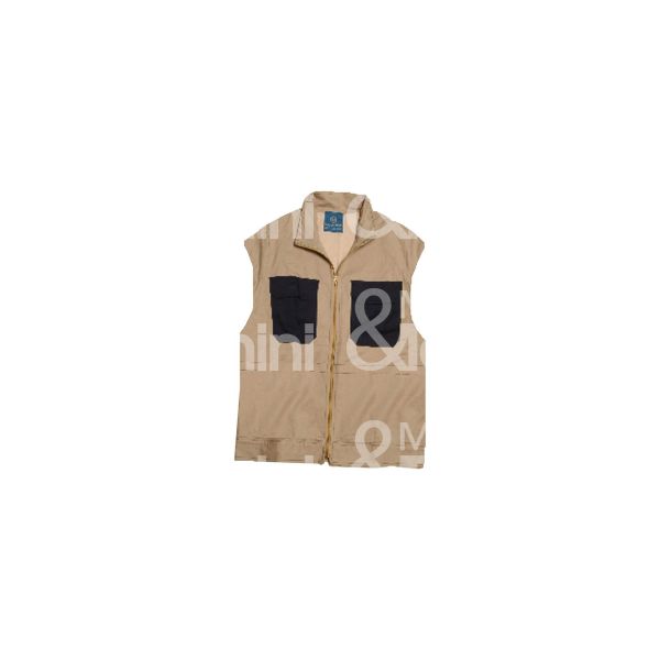 Mafew 10344 gilet giove taglia xxl colore beige/nero