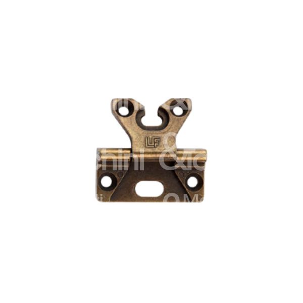 Metal group mg28721 cerniera per mobili con asola art. mg28721 zama bronzato h mm 8 ingombro mm 40 x 37