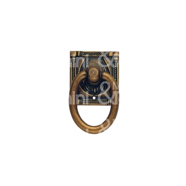 Metal group mg2912 maniglietta per mobili ad anello art. mg2912 zama florence Ø mm 38 placca mm 32x35