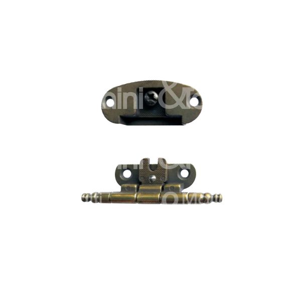 Metal group mg42578 cerniera per mobili a zancata barocco art. mg42578 zama bronzato ingombro mm 75